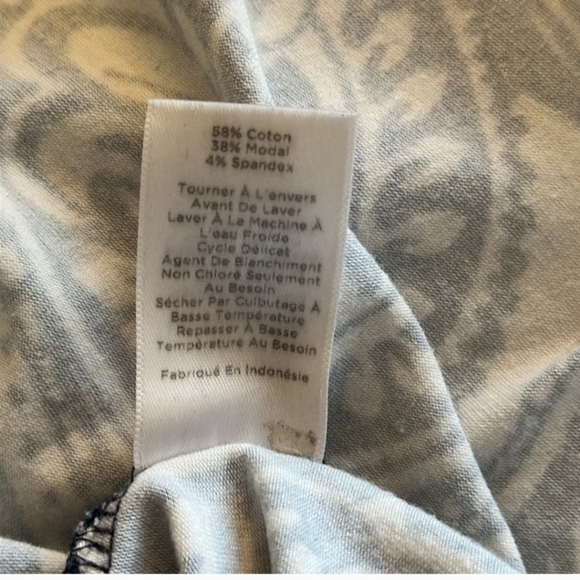 Talbot's Navy Paisley and Floral Sleeveless Maxi Dress Size Small Petite - Picture 8 of 9